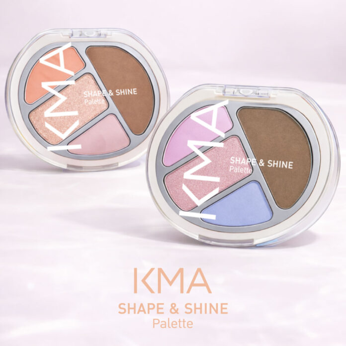 รูป-หน้าสวยเป๊ะมีมิติ ครบจบในตลับเดียวด้วย KMA Shape & Shine Palette