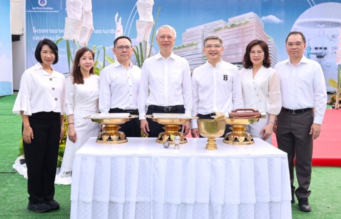 01 พิธีบวงสรวงแผ่นศิลาฤกษ์ โครงการอาคารโรง