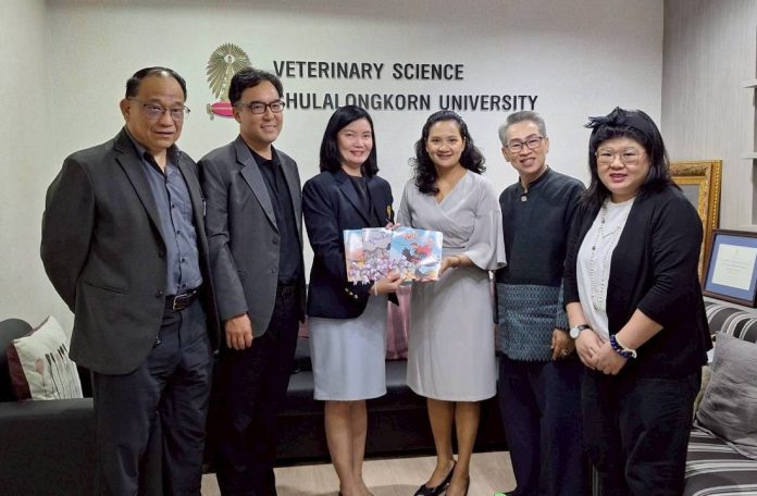 การร่วมมือ กับคณะสัตวแพทยศาสตร์ จุฬาลงกรณ